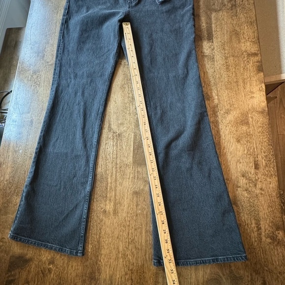 Rails The Sunset High Rise Slim Flare Black Jeans Size 32 - Picture 5 of 14